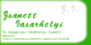 zsanett vasarhelyi business card